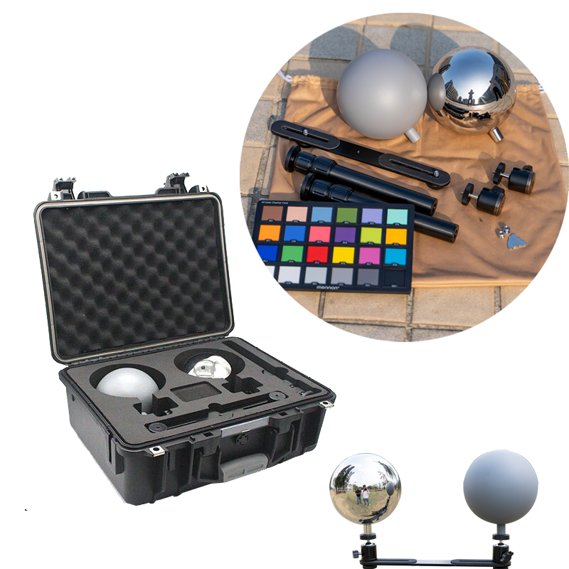 12.6cm hdri VFX ball chrome grey ball kit