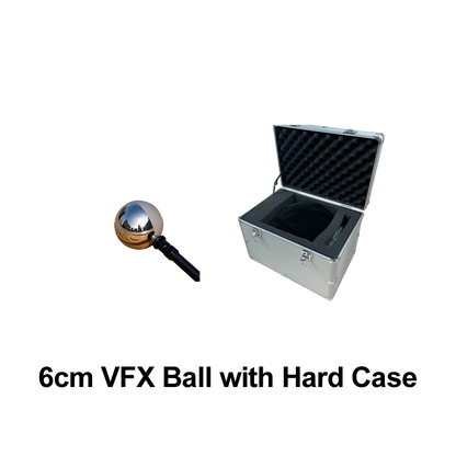 6CM single VFX Ball half mirror and half grey ball